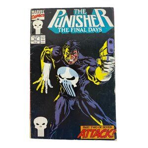 The Punisher The Final Days #54 Marvel 1993 Attack Cover